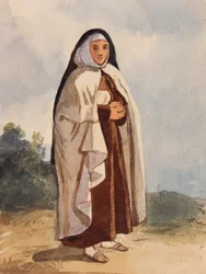 Una monja, con adiciones de la Princesa Maria Annunziata di Borbone